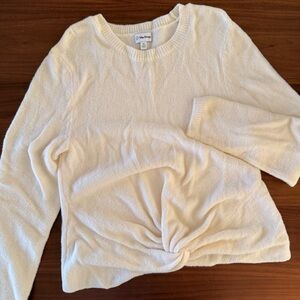 The Drop Women's Cream Crew Neck Sweater